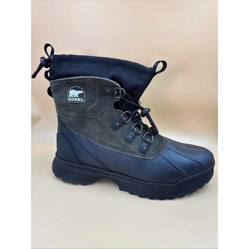 Sorel Scout 87 XT WP Men Waterproof Insulated Winter Boots Black Quarry Size 13